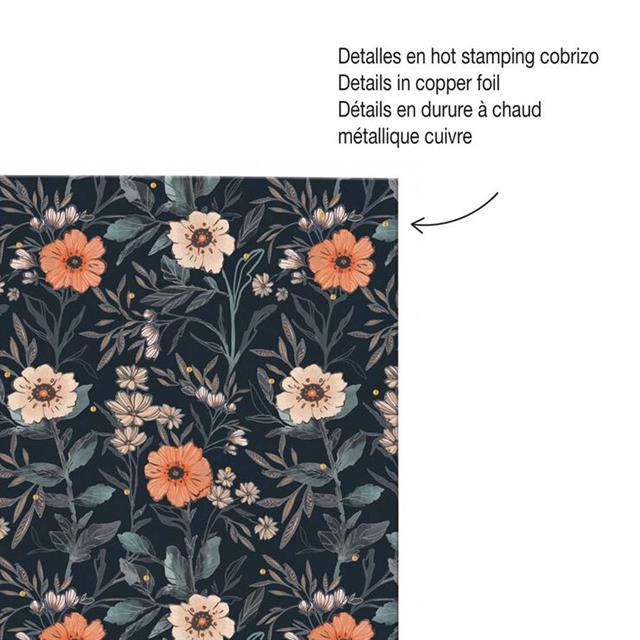 Miquelrius-Miquelrius A4 70gsm 100 Yaprak Telli Kareli British Bloom Defter-Defter-4-Milagron.com