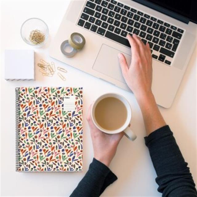 Miquelrius-Miquelrius A4 70gsm 100 Yaprak Telli çizgili Leaves In The Wind Defter-Defter-4-Milagron.com