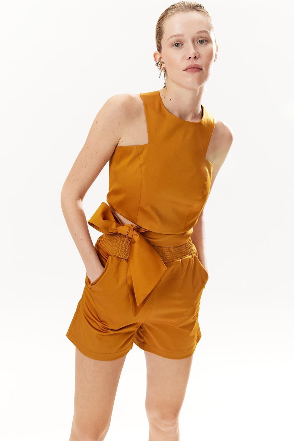 Mirimalist-Cinnamon Wrap Around-Top-2-Milagron.com