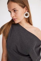 Mirimalist-Cloud Örme Midi Elbise-Elbise-4-Milagron.com