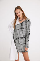 Mirimalist-Dharma Gömlek Elbise-Elbise-6-Milagron.com