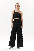 Mirimalist-Fringe Maxi Pants-Pantolon-1-Milagron.com