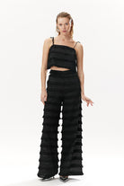 Mirimalist-Fringe Maxi Pants-Pantolon-2-Milagron.com