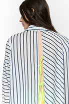 Mirimalist-Helix Çizgili Gömlek-Gömlek-5-Milagron.com