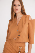 Mirimalist-Moody Kahve Ceket / Yelek-Yelek-5-Milagron.com