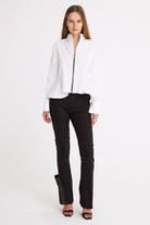 Mirimalist-Tux Flare Pantolon-Kumaş Pantolon-6-Milagron.com