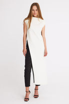 Mirimalist-Yingyang Knit Tünik / Çift Taraflı-Top-1-Milagron.com