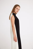 Mirimalist-Yingyang Knit Tünik / Çift Taraflı-Top-4-Milagron.com