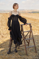 Misole-Artemis Black Dress-Dresses-1-Milagron.com