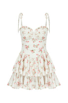 Flower Bombshell Mini Dress