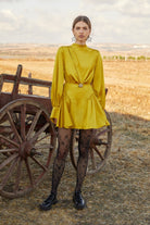 Misole-Daria Olive Dress-Dress-2-Milagron.com