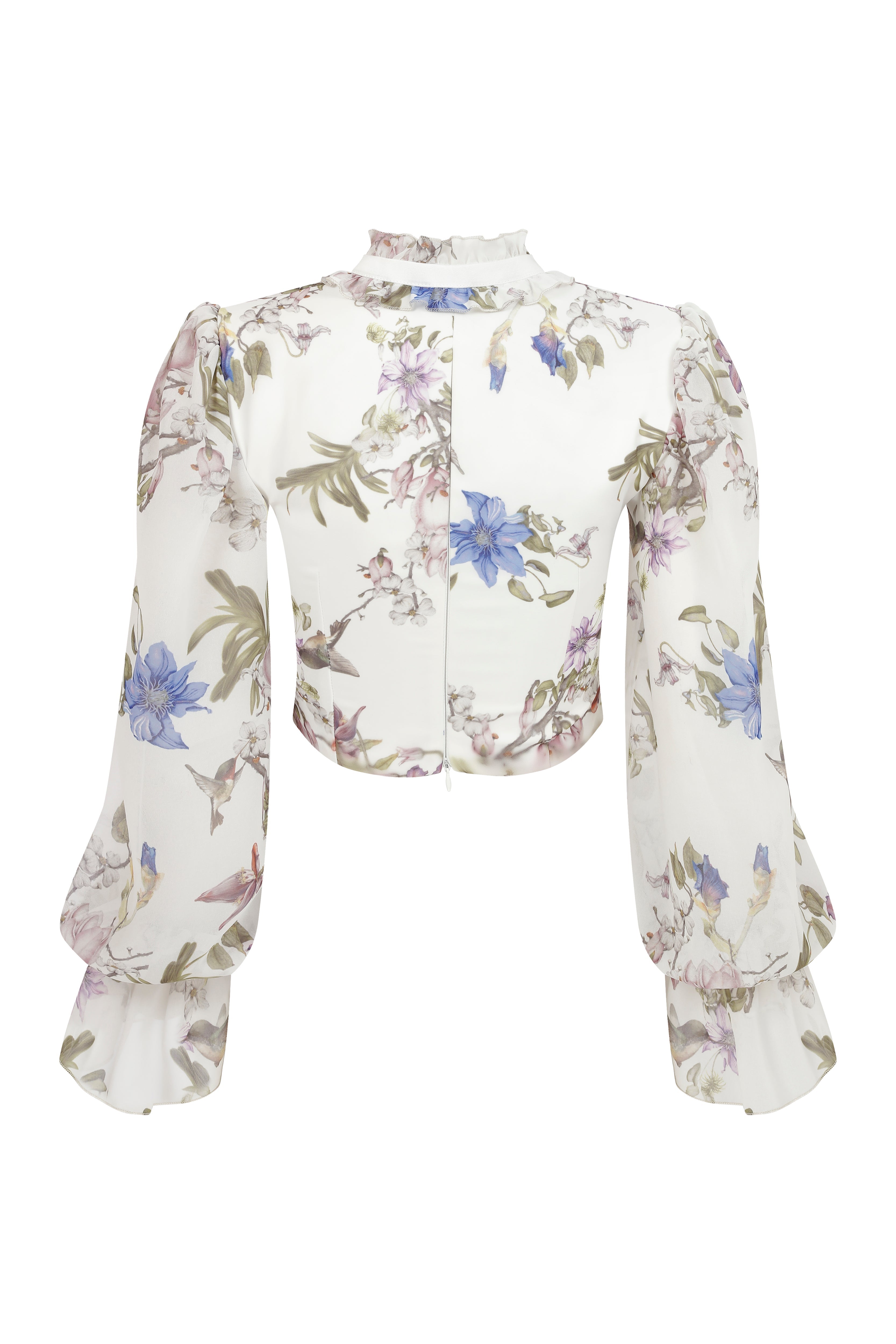 Misole-Floral Long Sleeve Top-Top-4-Milagron.com