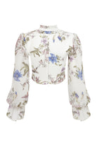 Floral Long Sleeve Top - 3