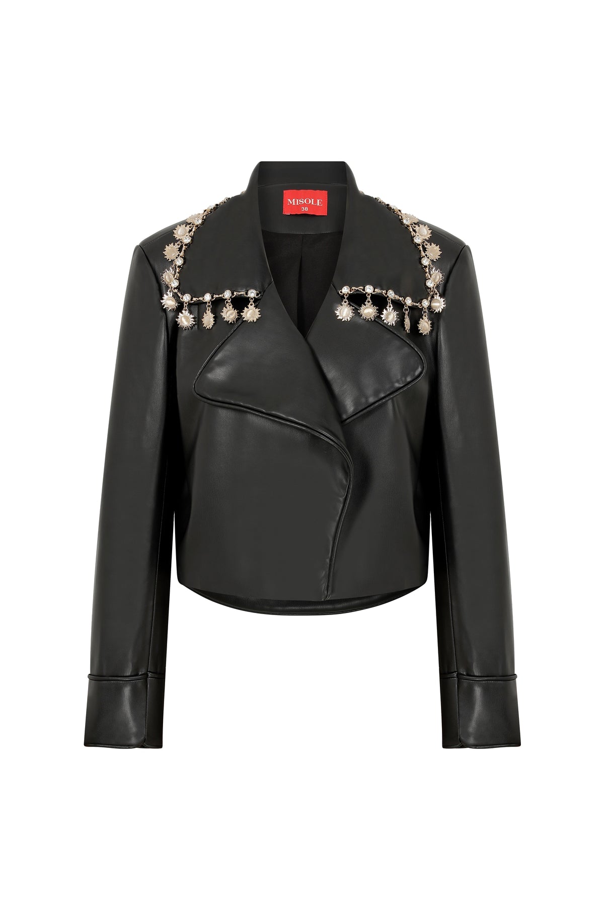Black Eternity Vegan Leather Jacket