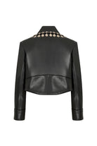 Black Eternity Vegan Leather Jacket