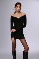 Gigi Black Mini Dress - 0