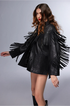 Misole-Le Spectacle Püsküllü Vegan Deri Ceket-Jacket-3-Milagron.com