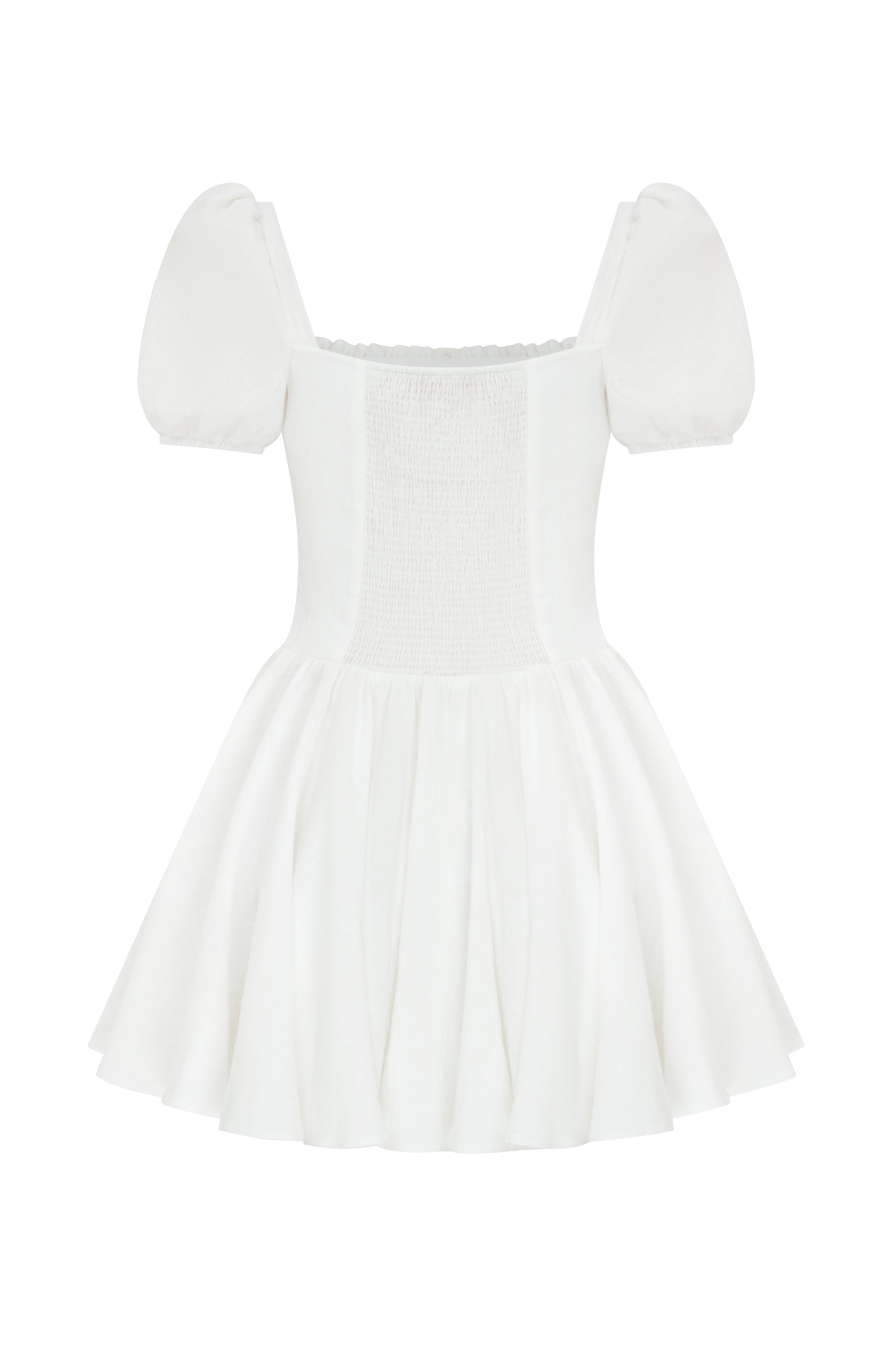 Misole-Romantıc Whıte Dress-2-Milagron.com