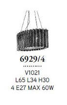 Ondulina Sarkit 4L V1021 Ø65X30 Cm E27 4X60W
