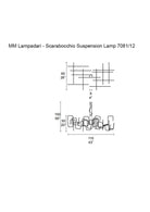 Scarabocchio 12L Sarkit Beyaz V2553 Ø110X50 Cm G9 12X60W