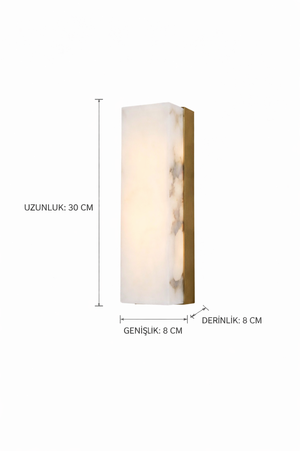 Lumiana-Liora Corner Mermer Aplik-Aplik-5-Milagron.com