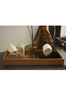 Büyük Boy Hardal Suni Deri Tepsi - 2