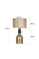 Moena Studio-Chicago Eskitme Tasarım Abajur – Bej Şapka-Abajur-3-Milagron.com