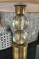 Moena Studio-Eskitme Altın Milano Abajur – Parlak Bej Başlık-Abajur-5-Milagron.com