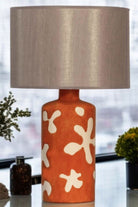 Moena Studio-Flora Seramik Masa Lambası – Sanatsal Dokulu El Yapımı Tasarım-Abajur-4-Milagron.com