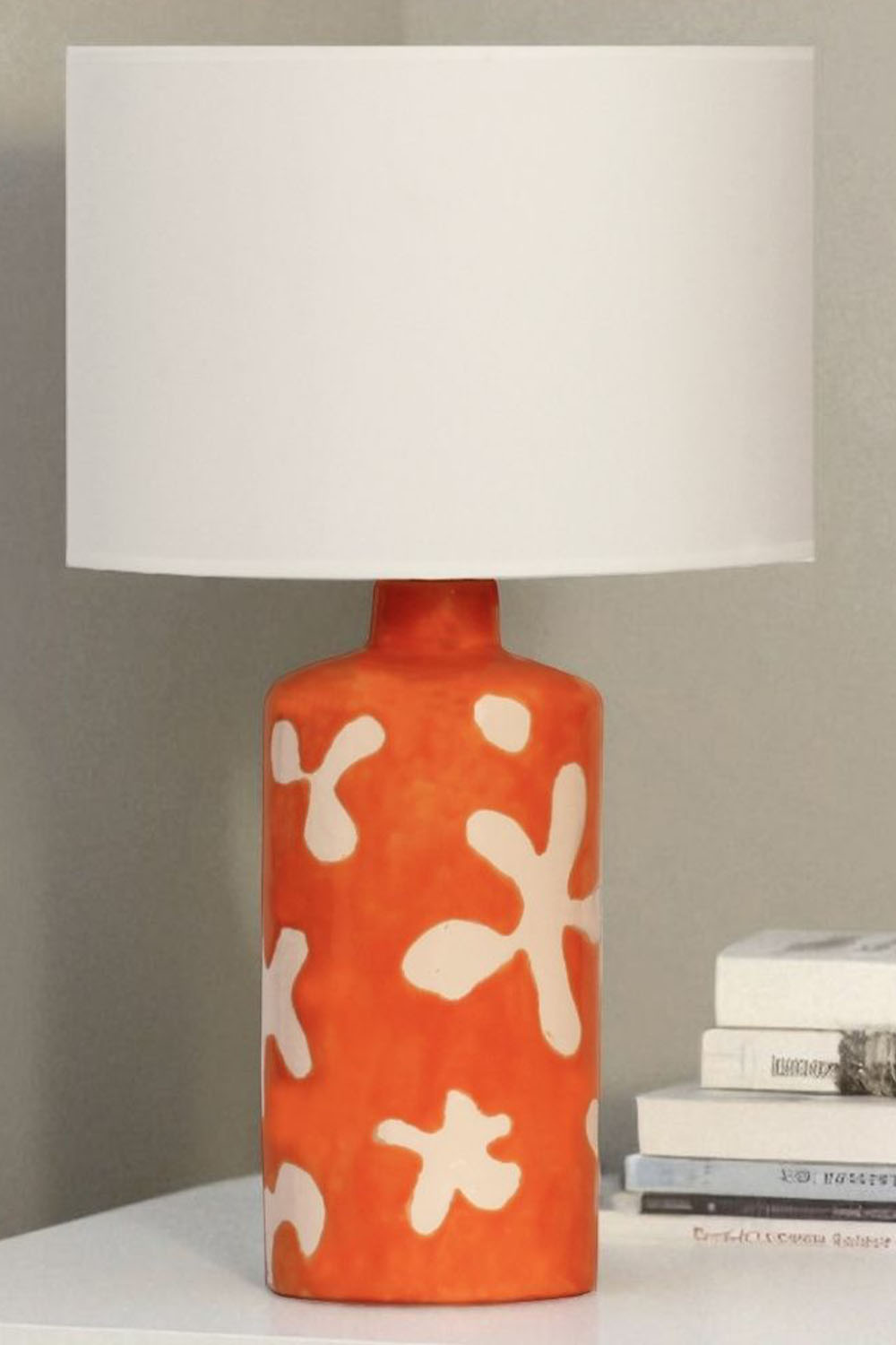 Moena Studio-Flora Seramik Masa Lambası – Sanatsal Dokulu El Yapımı Tasarım-Abajur-4-Milagron.com