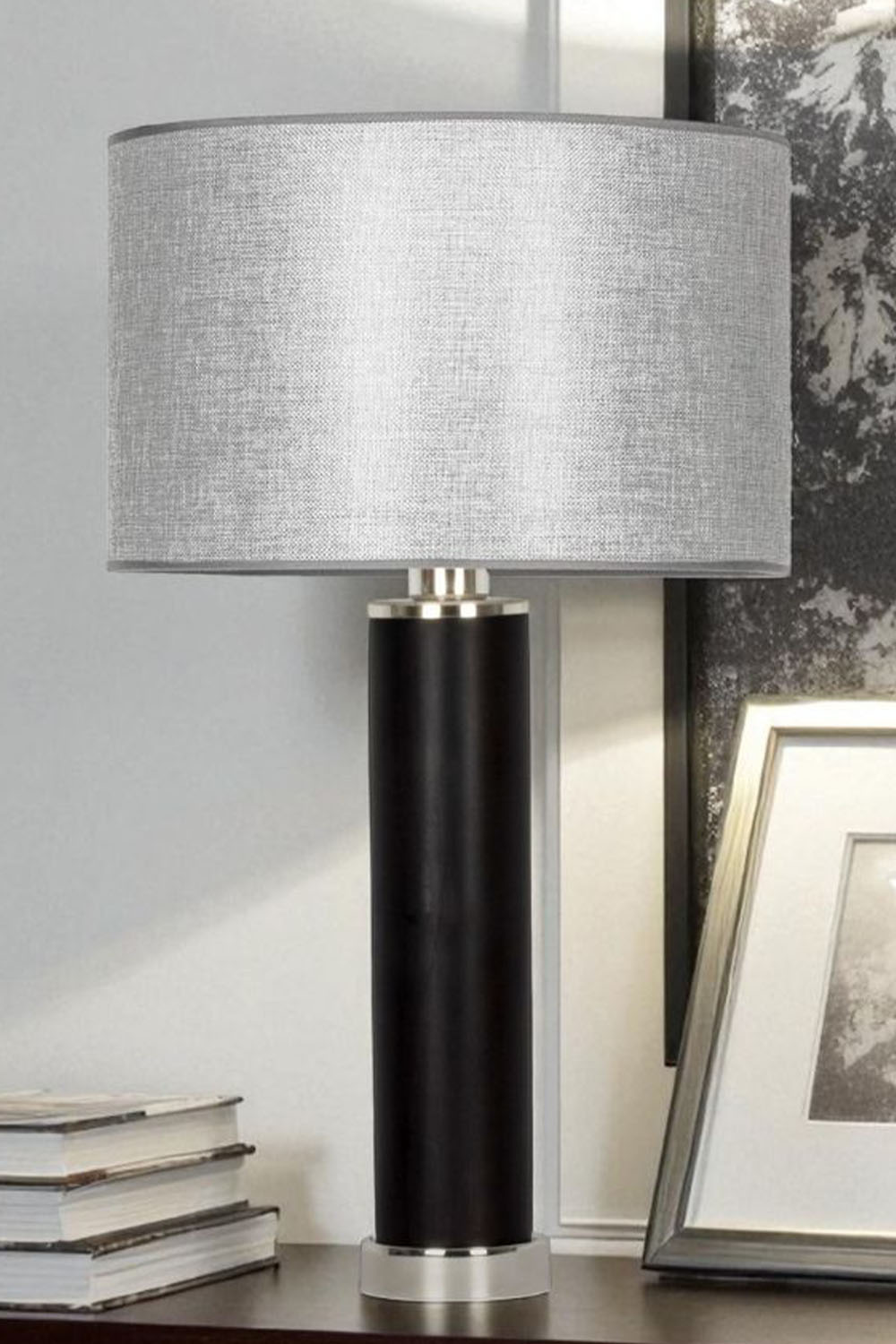 Moena Studio-Monaco Silver Abajur – Gri Tonlu Şapka-Abajur-3-Milagron.com