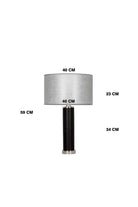Moena Studio-Monaco Silver Abajur – Gri Tonlu Şapka-Abajur-4-Milagron.com