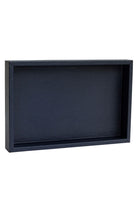 Orta  Boy Lacivert Suni Deri Tepsi - 1