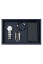 Orta  Boy Lacivert Suni Deri Tepsi - 2