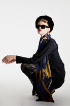 Mokoshe-Ballerinas & Blue - Silk-Şal & Fular-10-Milagron.com