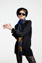 Mokoshe-Ballerinas & Blue - Wool-Şal & Fular-5-Milagron.com