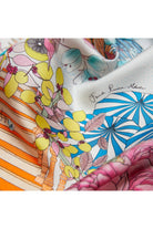 Mokoshe-French Riviera & Orange, Blue And Yellow - Cotton-Şal & Fular-7-Milagron.com