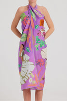 Mokoshe-Saga In Mauritius & Purple And Green-Şal & Fular-1-Milagron.com