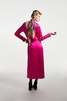 Mokoshe-Tea For Two & Beige And Pink - Wool-Şal & Fular-4-Milagron.com