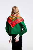 Mokoshe-Tea For Two & Red And Green - Wool-Şal & Fular-10-Milagron.com