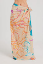 Mokoshe-Underwater & Beige And Orange-Şal & Fular-1-Milagron.com