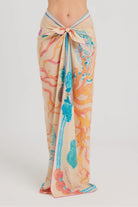 Mokoshe-Underwater & Beige And Orange-Şal & Fular-6-Milagron.com