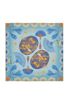 Mokoshe-Walking İn Giverny & Blue And Yellow - Cotton-Şal & Fular-1-Milagron.com