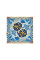 Mokoshe-Walking İn Giverny & Blue And Yellow - Silk-Şal & Fular-1-Milagron.com