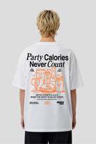 Party Calories - Unisex Tasarim T-shirt - Oversize - 1