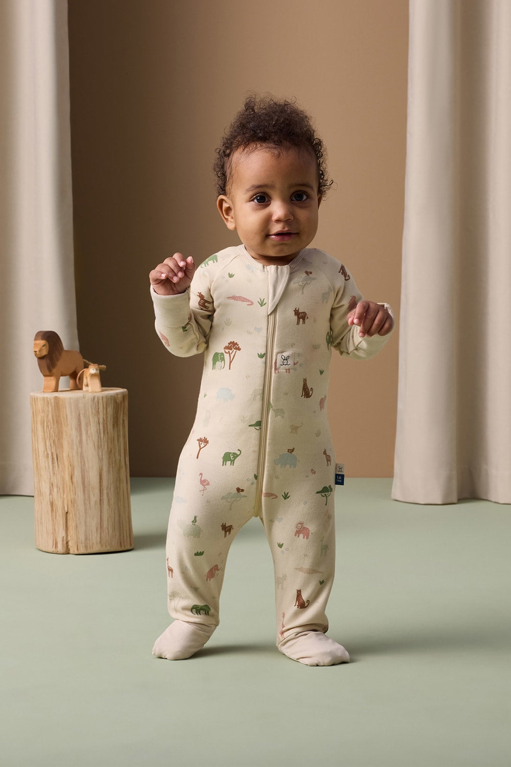 Organik Pamuklu Pijama Tulum (1.0 Tog) - 2