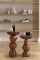 More Wood Design-Enva 2'li Ahşap Sehpa-Sehpa-1-Milagron.com