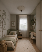 Daisy Keten 3 Işıklı Plafonyer (Tavana Sıfır)
