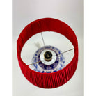 Floral Blanc Porselen Abajur