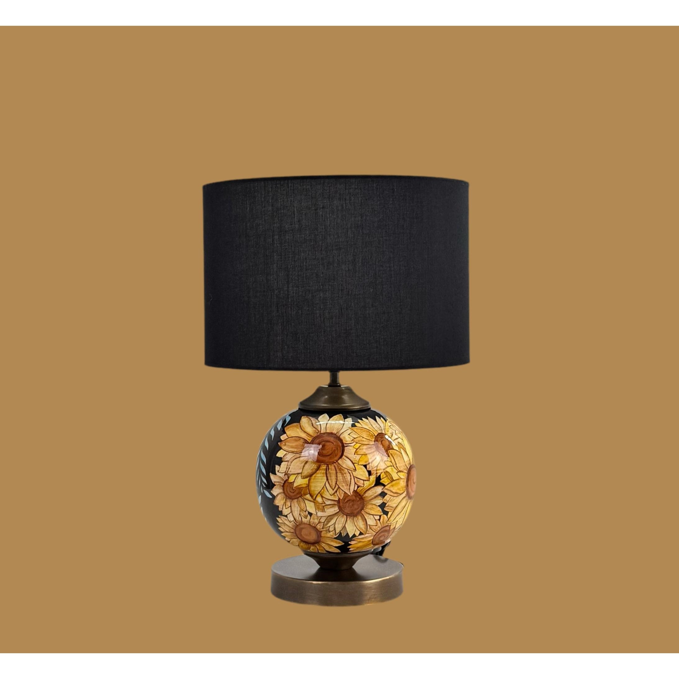 Sunflower El Yapımı Seramik Abajur